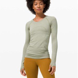 Lululemon Swiftly Tech Long Sleeve Women’s Shirt Size 4 Rosemary Green